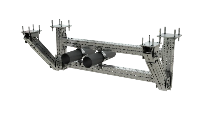 Modular Pipe Support for Industry and Plant Construction
